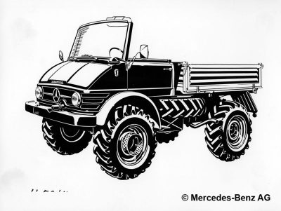 Unimog U54 series 403 cabine ouverte